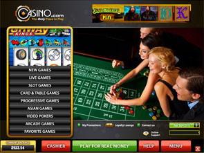Einfache Zahlungsmethode im Casino.com Online Casino