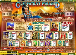 Cleopatra ist der Star vieler Online Spielautomaten