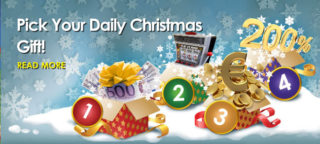 Erste Weihnachtsgrüße aus dem Online Casino Euro