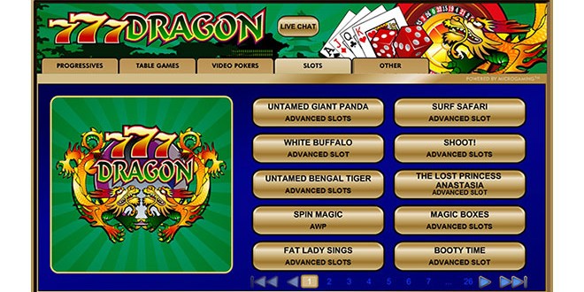 Luxuriöse Belohnungen im 777 Dragon Online Casino