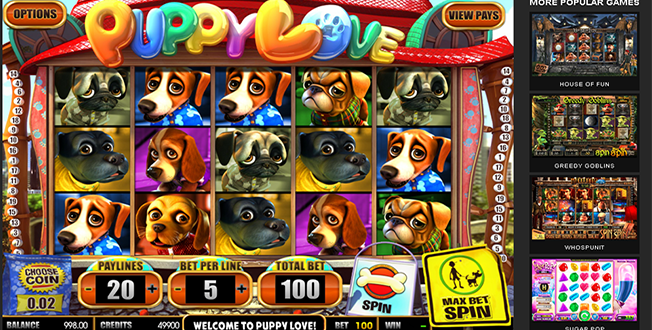 Puppy Love in BetSoft Online Casinos