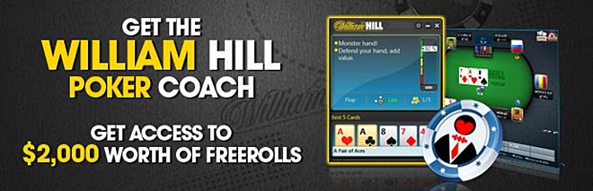 William Hill und sein neuer Poker-Trainer