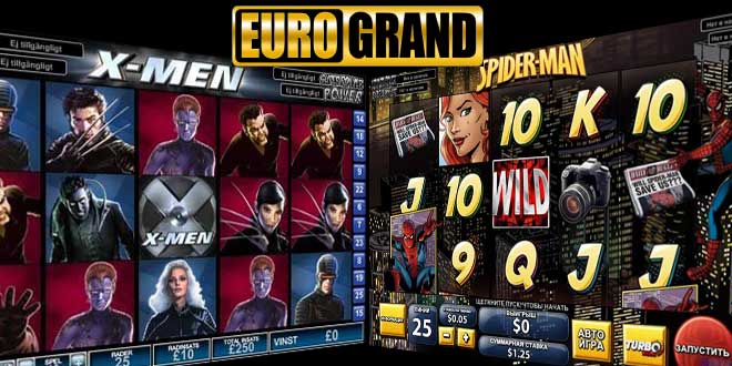 Spider-Man und X-Men im EuroGrand Online Casino