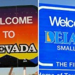delaware nevada welcome sign