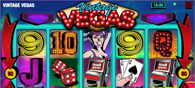Vintage Vegas Spielautomat für Online Casino