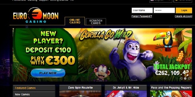 Kostenloser Willkommensbonus im Euromoon Online Casino