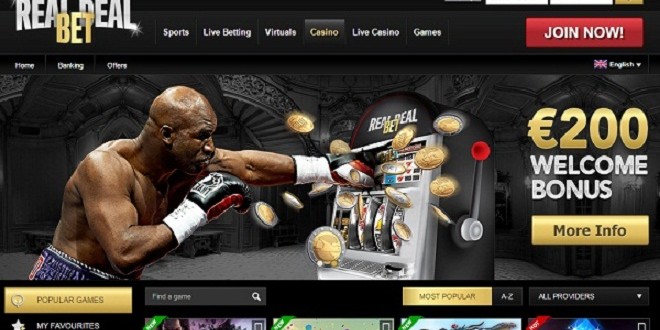 Fantastischer Willkommensgruß im Real Deal Bet Online Casino
