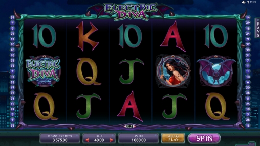 Science-Fiction-Spielautomat Electric Diva im Online Casino