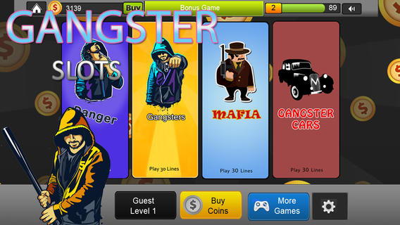 Gangster-Abenteuer mit Online Spielautomat