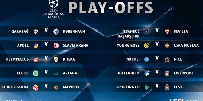 Rückspiel von Hoffenheim in den Champions League-Play-offs