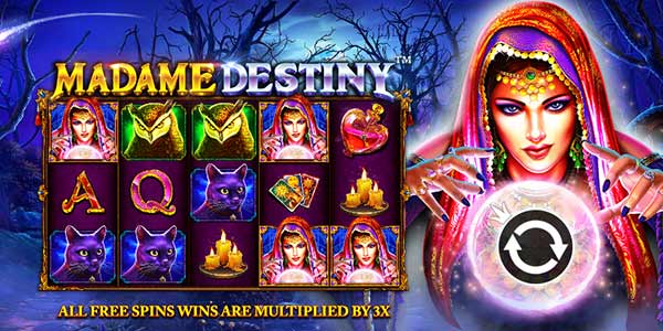 Zukunftsvorhersagen mit dem Online Spielautomaten Madame Destiny